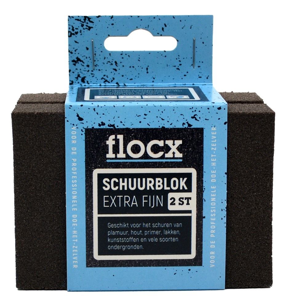 Flocx schuurblok set 2 stuks (1)