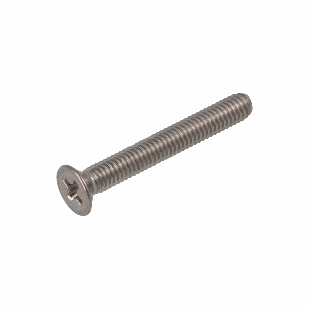 Afbeelding voor Metaalschroef platte kruiskop DIN 965h RVS A2 m5x20