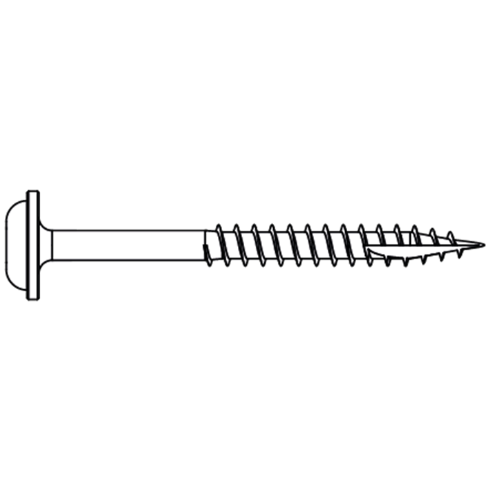 Montageschroeven tekening | Construction screws drawing | Montageschrauben Zeichnung | Vis de charpentier plan