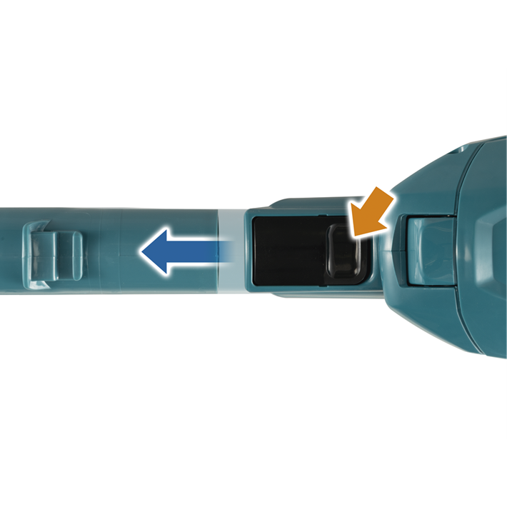 Afbeelding Makita 40 v max steelstofzuiger blauw CL002GZ01