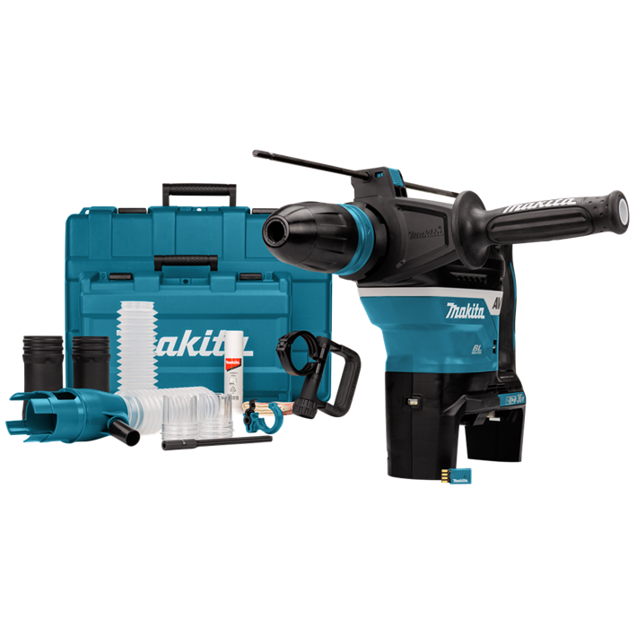Afbeelding Makita 2x18 v combihamer DHR400ZUN1