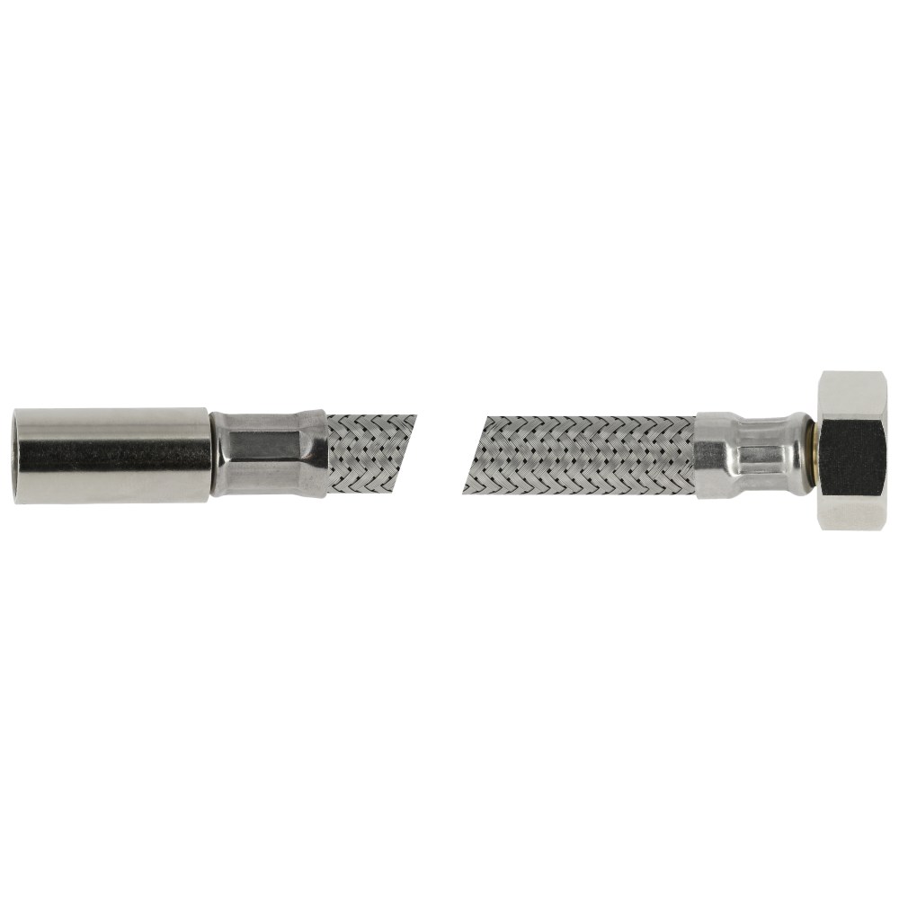 RVS FLEX AANSLUITING 50CM 15MM INST X 3/8