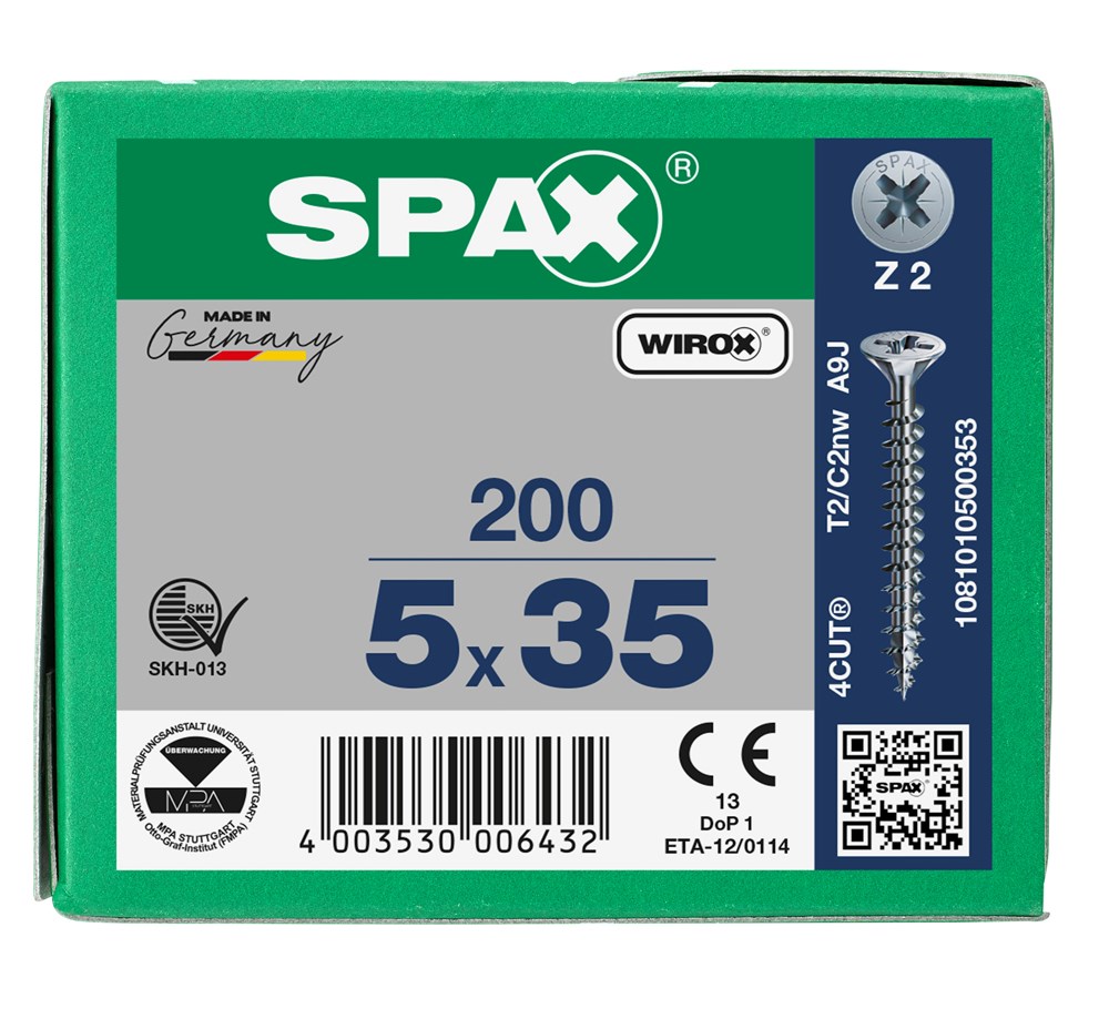 spaanplaatschroef wirox spax-6 spaanplaatschroef wirox spax-6