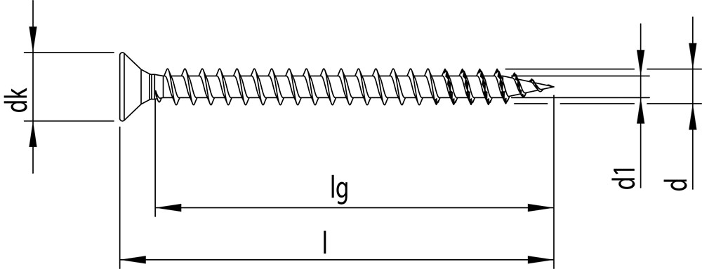 spaanplaatschroef verzinkt heco-2 spaanplaatschroef verzinkt heco-2