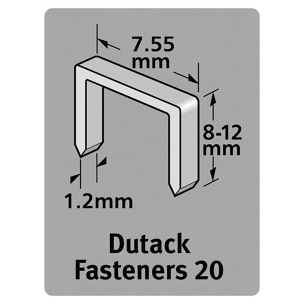 NIET SERIE 20 CNK 8MM BLISTER/1000 ST. NIET SERIE 20 CNK 8MM BLISTER/1000 ST.