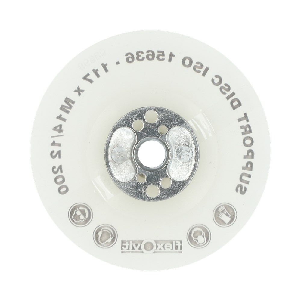 STEUNSCHIJF NYLON MERCH PREPACK 125MM M14 STEUNSCHIJF NYLON MERCH PREPACK 125MM M14
