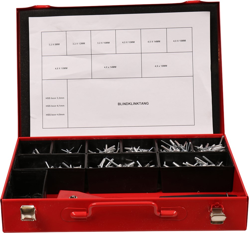 assortimentskoffer metaal rood kelfort-1 assortimentskoffer metaal rood kelfort-1