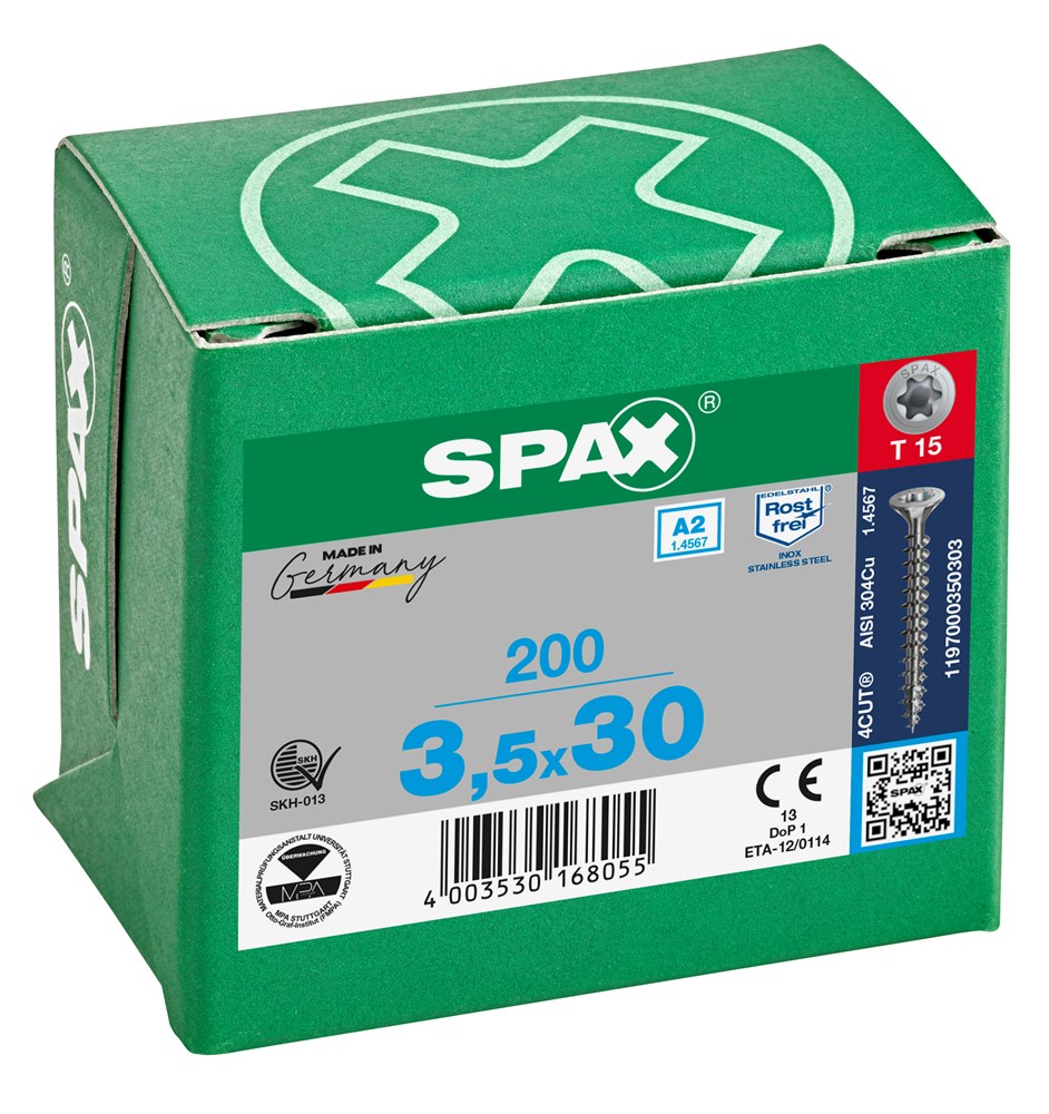 spaanplaatschroef rvs a2 spax-4 spaanplaatschroef rvs a2 spax-4