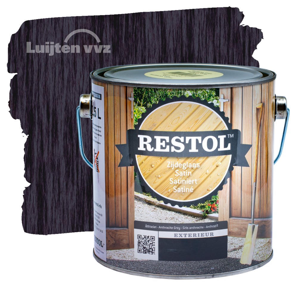 Restol Houtolie Zijdeglans Antraciet (2)