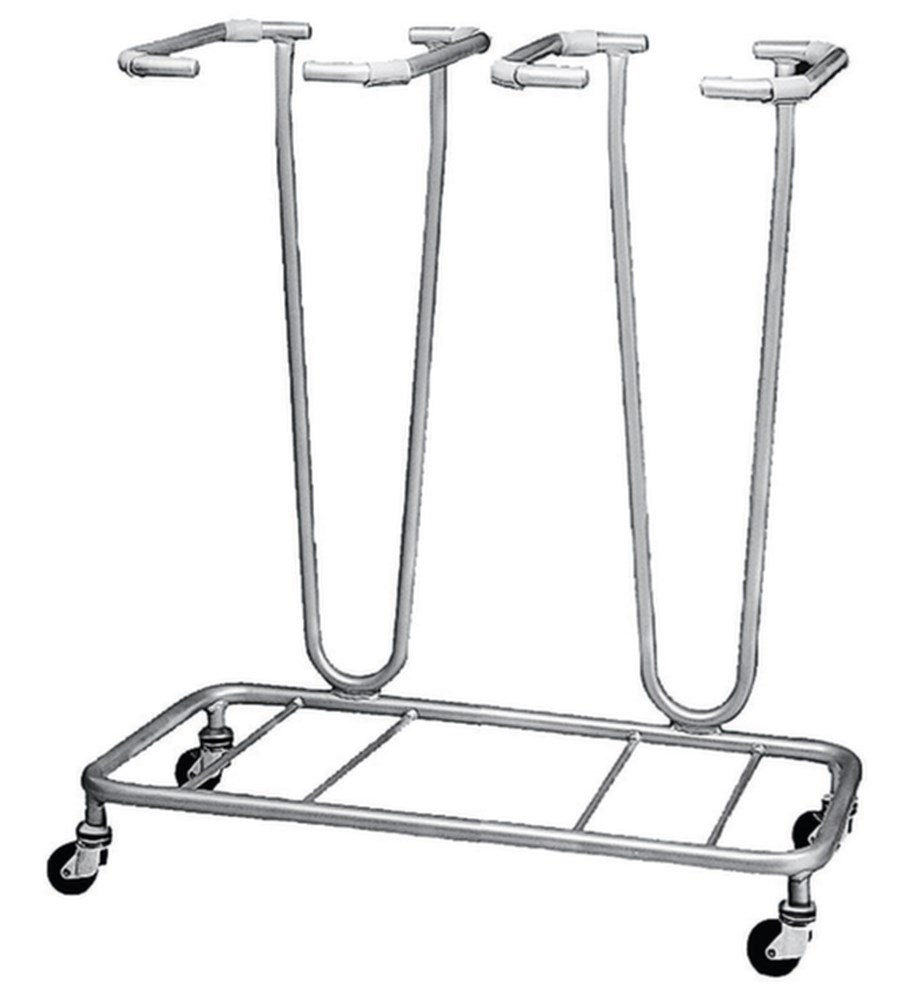 indoor/outdoor, verrijdbaar, 2 stuks, 70 l, nee, ja, staal, vuilniszak-sluiting, nee, RAL9006 blank aluminiumkleurig, 8.1 kg, 1 st i0000025957.jpg