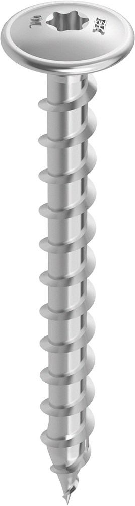 Tellerkopschroef Torx, rvs A2
