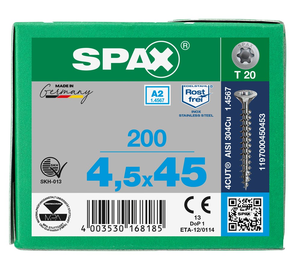 spaanplaatschroef rvs a2 spax-6 spaanplaatschroef rvs a2 spax-6