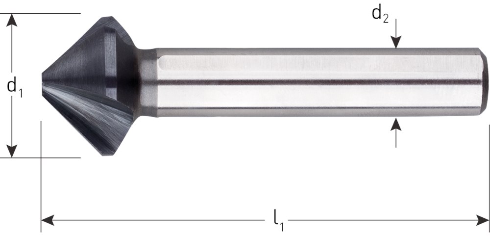 HSS-G VERZINKFREES XTREME 90°, +NANOT, DIN 335C, ø12,4 (M6) HSS-G VERZINKFREES XTREME 90°, +NANOT, DIN 335C, ø12,4 (M6)