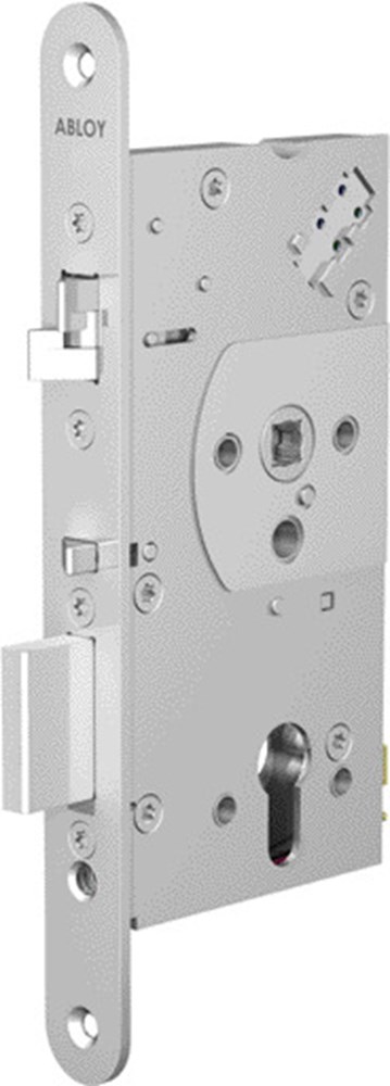 Koken Spijsverteringsorgaan druiven Abloy solenoid paniekslot EL560, 17mm, pc72, dm60 ls/rs SKG2/EN179, 12/24V  dc,zelfvergrendelend,enkelzijdig krukgestuurd, voorplaat rvs roh 24mm |  Polvo bv