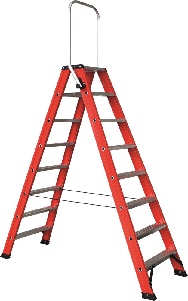 dubbele trap aluminium gecoat kelfort-1 dubbele trap aluminium gecoat kelfort-1