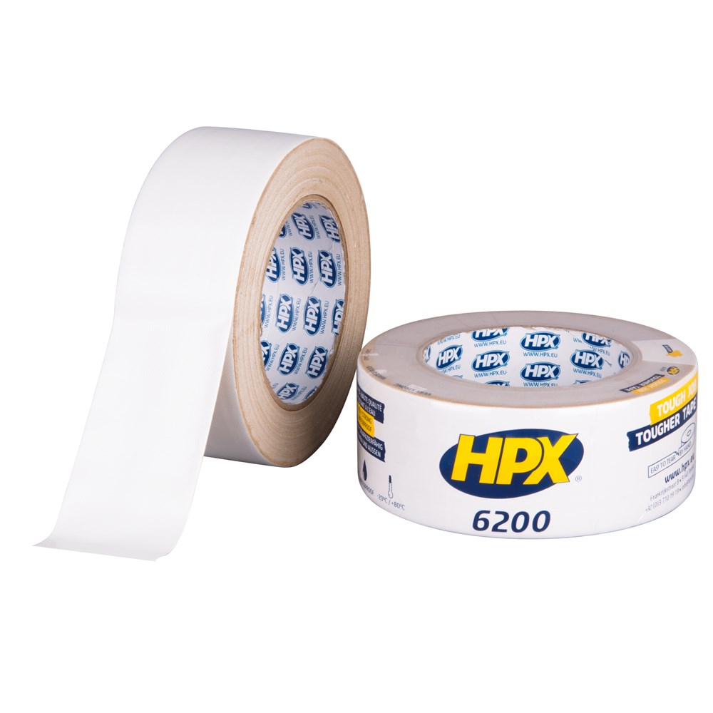 Pantsertape - wit 48mm x 25m