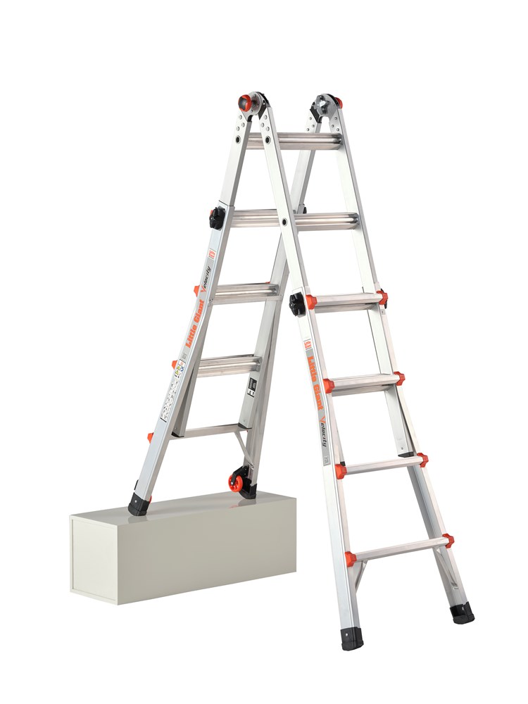 Recreatie Ongehoorzaamheid negeren Altrex vouwladder Little Giant type Velocity 4x3 sporten max werkhoogte  4590mm | Polvo bv