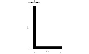 776242641 Hoekprofiel, aluminium 776242641 Hoekprofiel, aluminium