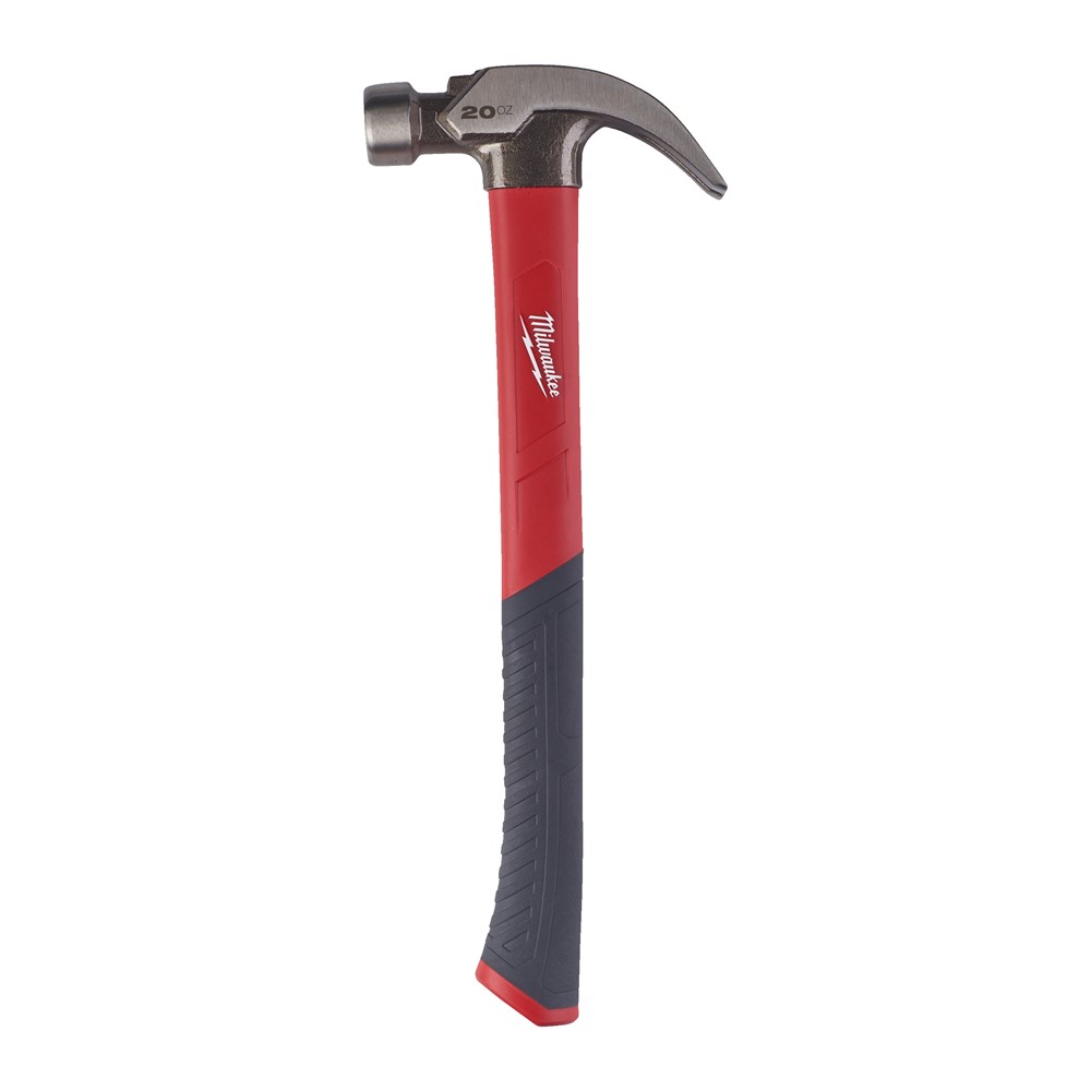 Afbeelding voor Klauwhamer Fiberglas gebogen 570g Fiberglass Claw Hammer