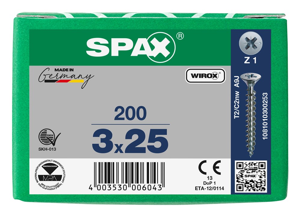 spaanplaatschroef wirox spax-6 spaanplaatschroef wirox spax-6