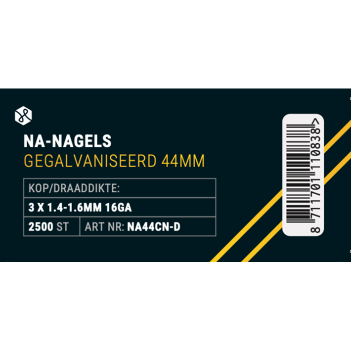 Afbeelding Union nagel NA44 Gegalvaniseerd
