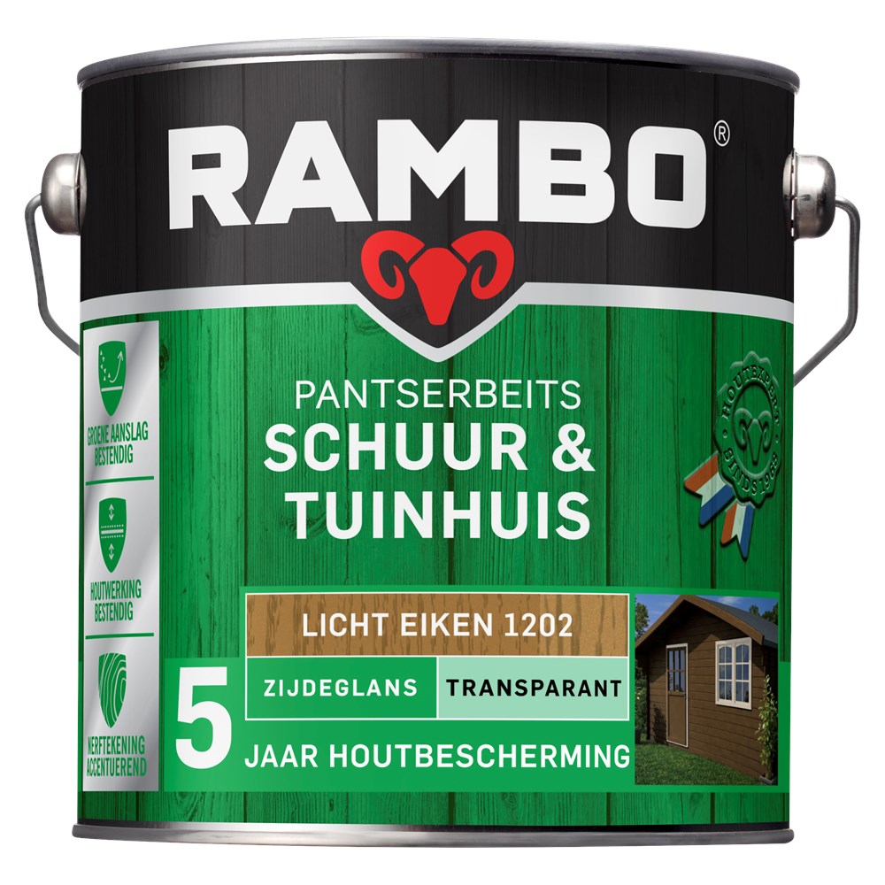 Rambo pantserbeits schuur en tuinhuis zijdeglans transparant (3)