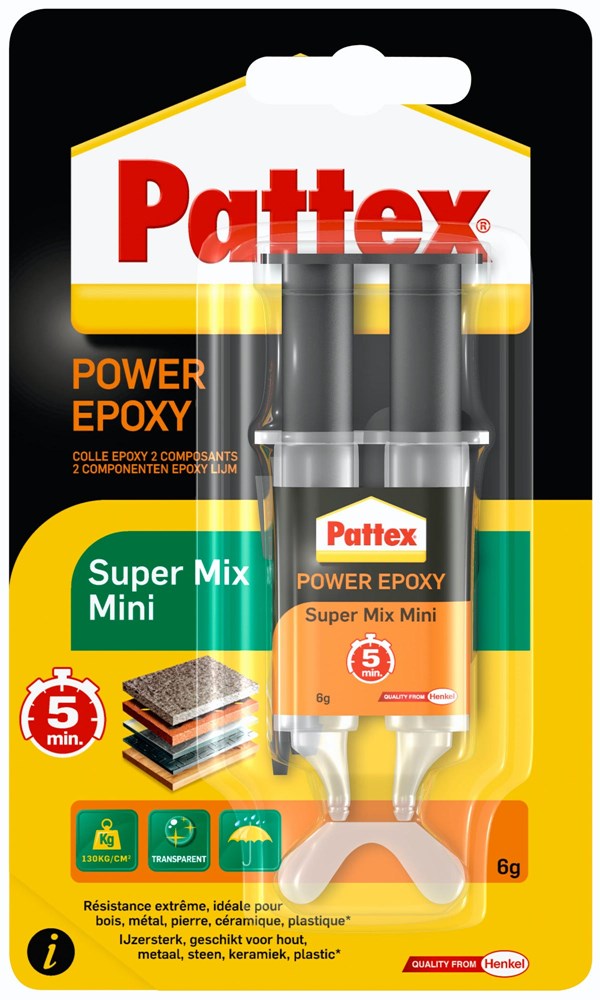 Metalen lijn Steken stimuleren Pattex SuperMix Universal Mini 6 ml | Prent Dordrecht