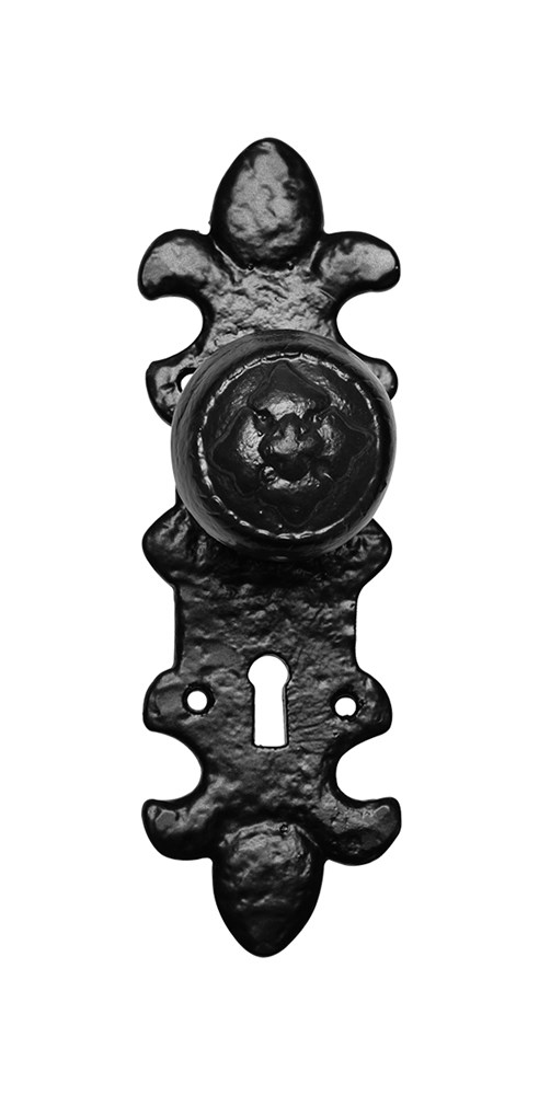 Knopkortschild, gietijzer