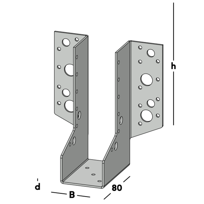 Afbeelding tekening GB raveeldrager zwaar sv-2 335