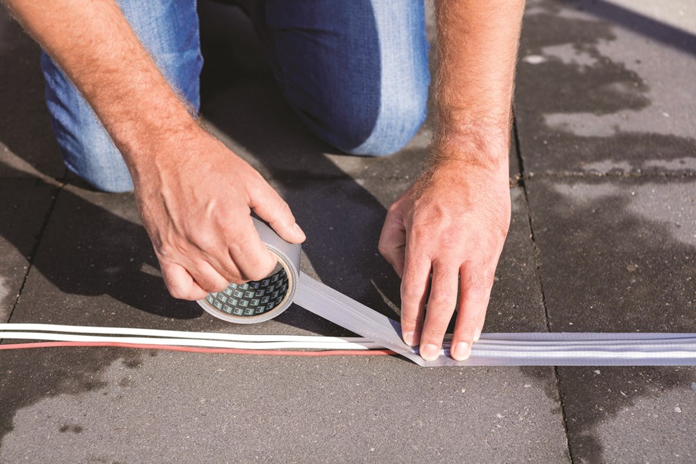 koopjeshoek: Bison power repair tape grijs rol 25 meter + 5mtr (3)