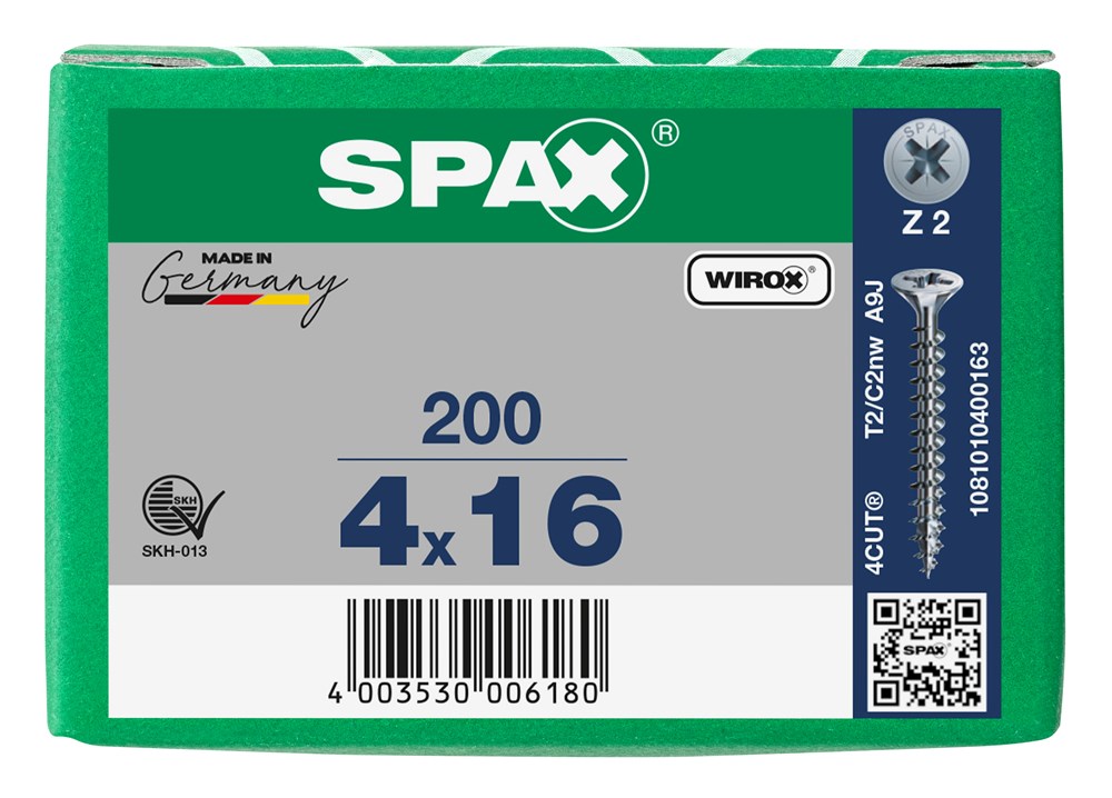 spaanplaatschroef wirox spax-6 spaanplaatschroef wirox spax-6