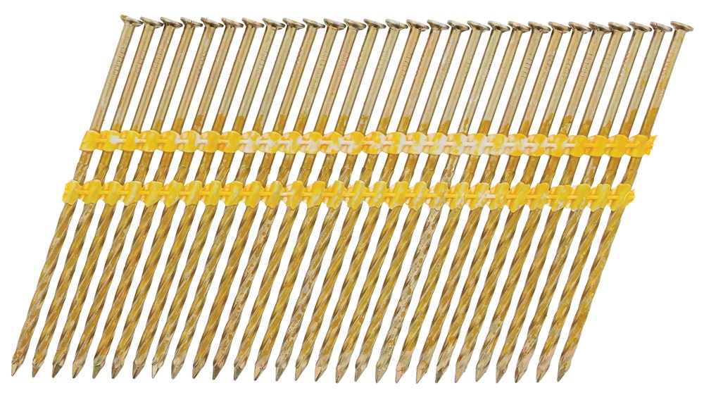 Afbeelding voor Binnen gebruik, serviceklasse 1 21° PLASTIC GEBONDEN STRIPNAGELS, VERZINKT 5Mμ