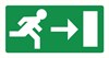 Pictogram vluchtweg rechts