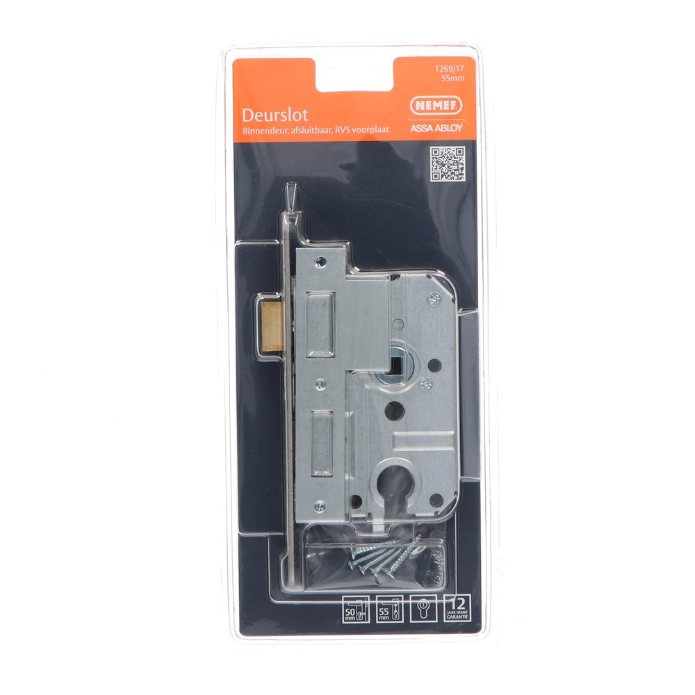 CILINDERSLOT 1269/4 BLISTER RVS
