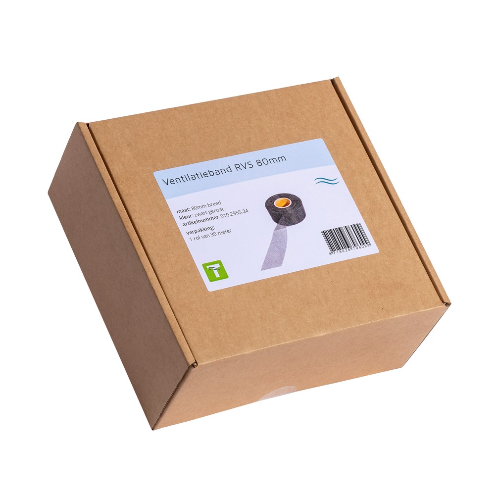 ventilatieband rvs zwart gecoat tilmar-4 ventilatieband rvs zwart gecoat tilmar-4