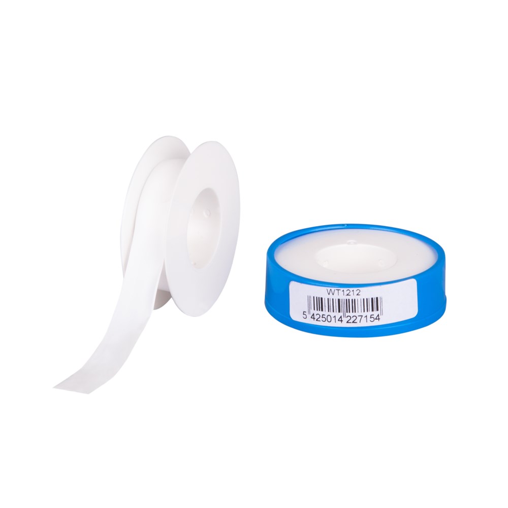 PTFE waterafdichtingstape - wit 12mm x 12m