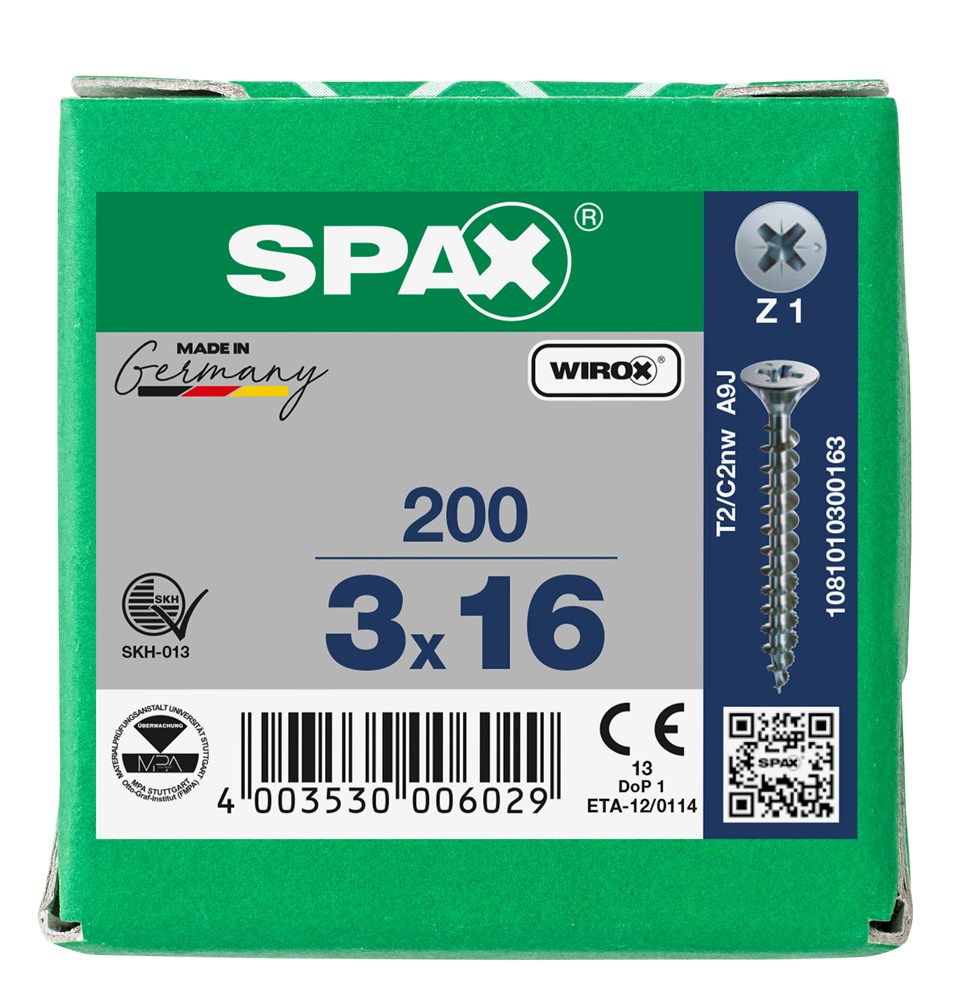 spaanplaatschroef wirox spax-6 spaanplaatschroef wirox spax-6