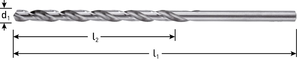 Afbeelding voor HSS-G Spiraalboor, lang, SILVER-LINE, in EV-pack 150