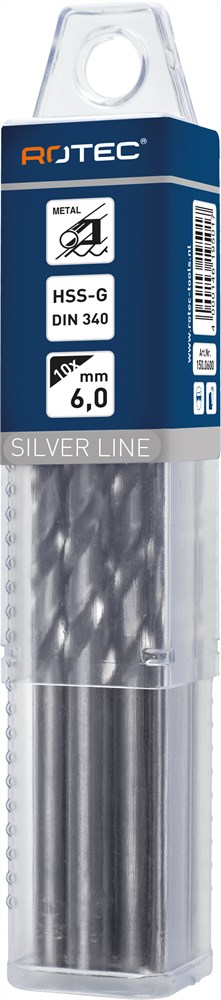 Afbeelding voor HSS-G Spiraalboor, lang, SILVER-LINE 150