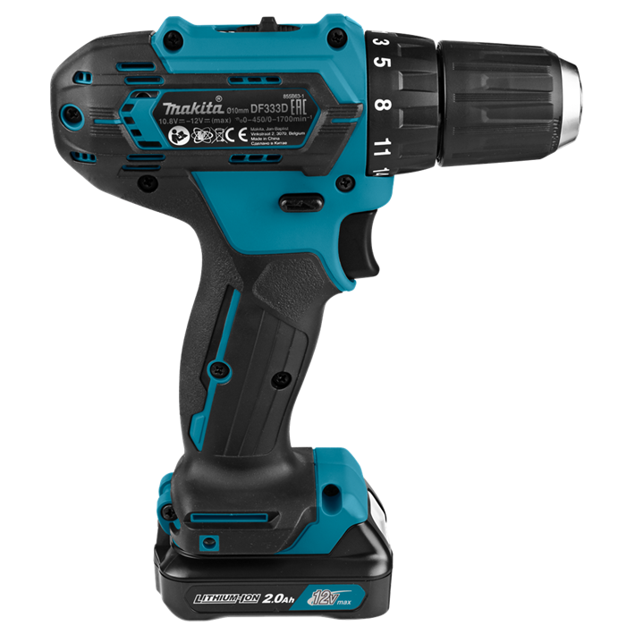 Afbeelding Makita 12 v max boor-/schroefmachine DF333DSAJ