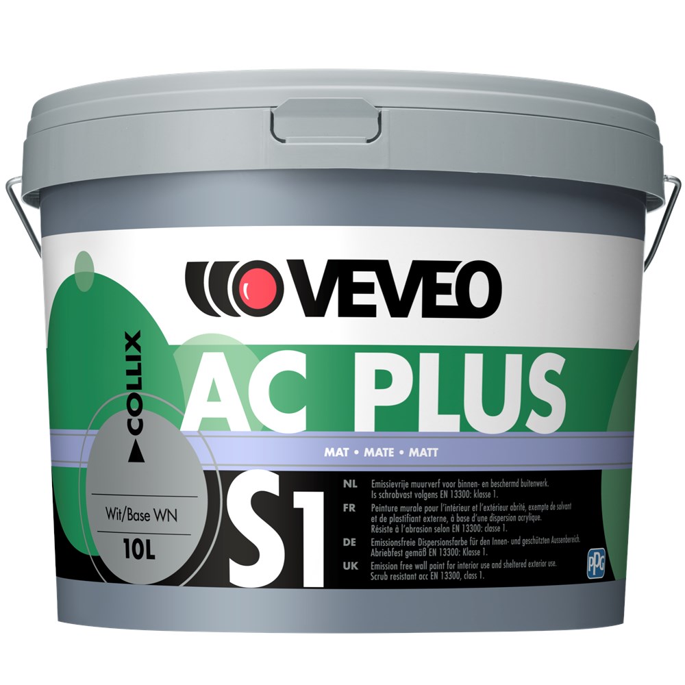 mild Geld rubber Tact COLLIX AC PLUS S1 WIT 10 L | Habeco - Verf voor vakmensen