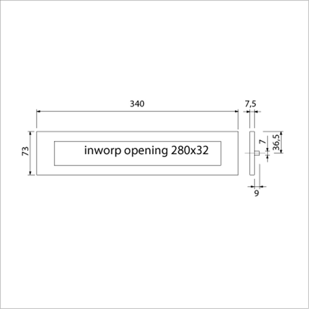 briefplaat aluminium f1 ami-2 briefplaat aluminium f1 ami-2