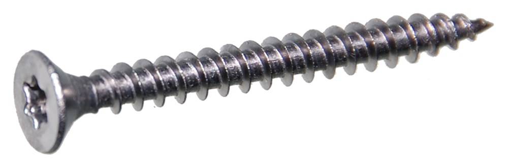 Spaanplaatschroef platverzonken kop torx, rvs A2