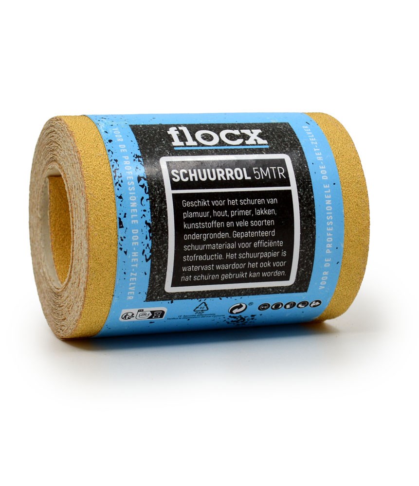 Flocx Schuurpapier Rollen 95Mmx5M (7)