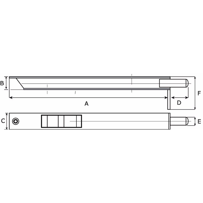 Lijntekening bascule kantschuif met facetrand