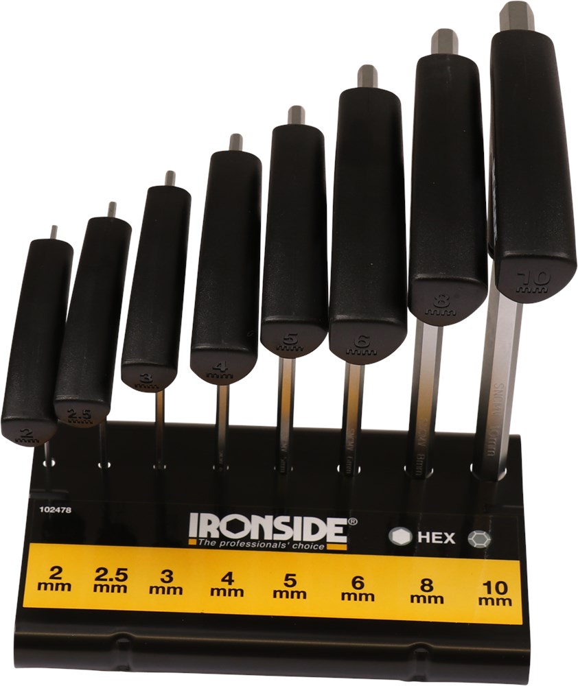inbussleutelset kogel met rek ironside-1 inbussleutelset kogel met rek ironside-1