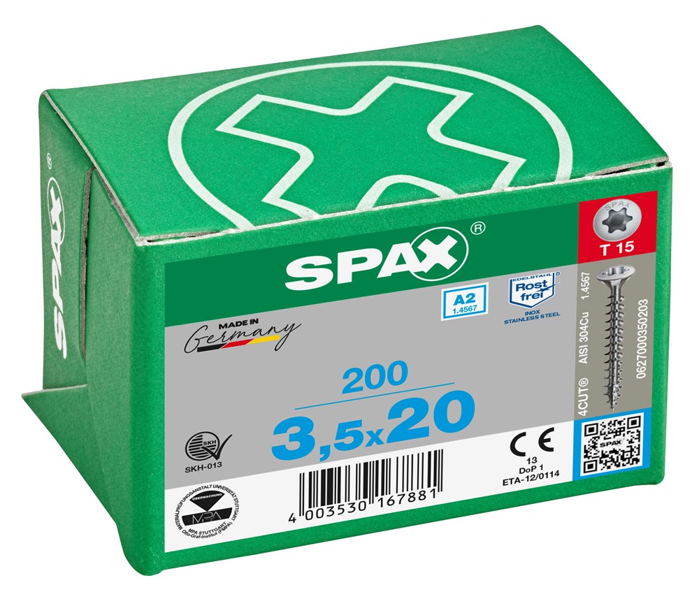 spaanplaatschroef rvs a2 spax-6 spaanplaatschroef rvs a2 spax-6