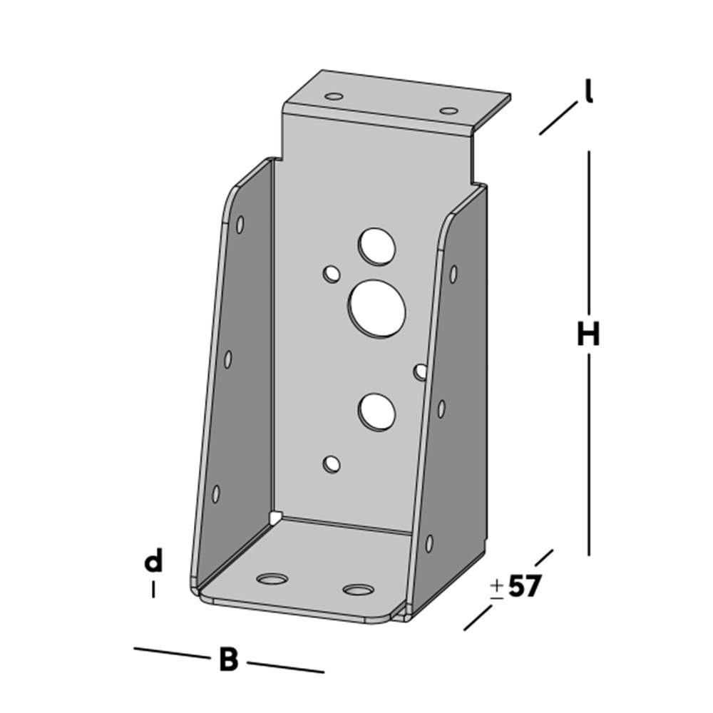 balkdrager gbs korte lip sv-2 balkdrager gbs korte lip sv-2