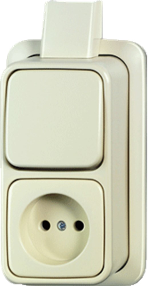 Combinatie schakelaar met wcd zonder randaarde