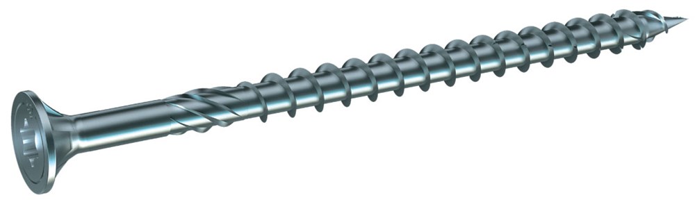 Chipboard screws countersunk head Torx (steel hardened zincplated)  SilverMate - GebuVolco